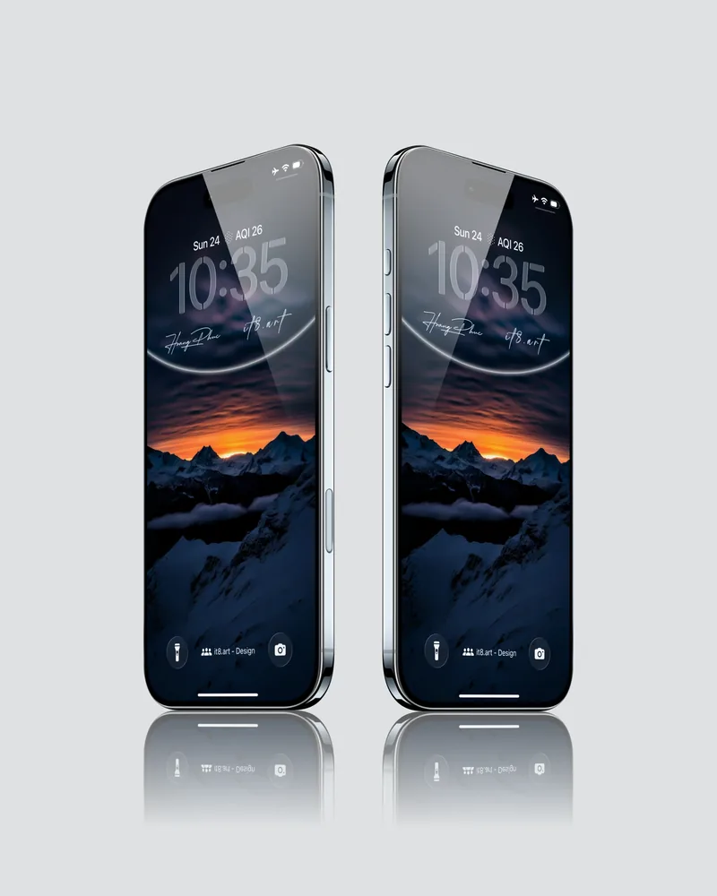 Sunset Mountain iPhone Wallpaper 4K Pack