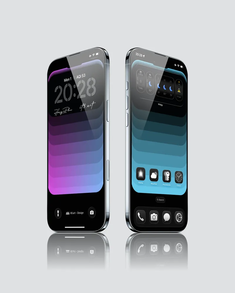 Apple-Inspired Gradient iPhone Wallpaper Pack