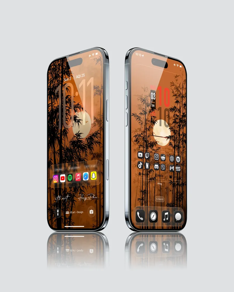 Cosmic Orange iPhone Wallpaper 4K Pack