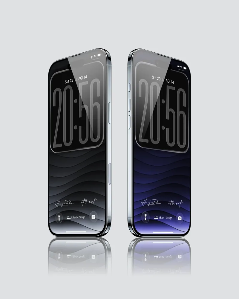Wavy Gradient iPhone Wallpaper 4K Pack