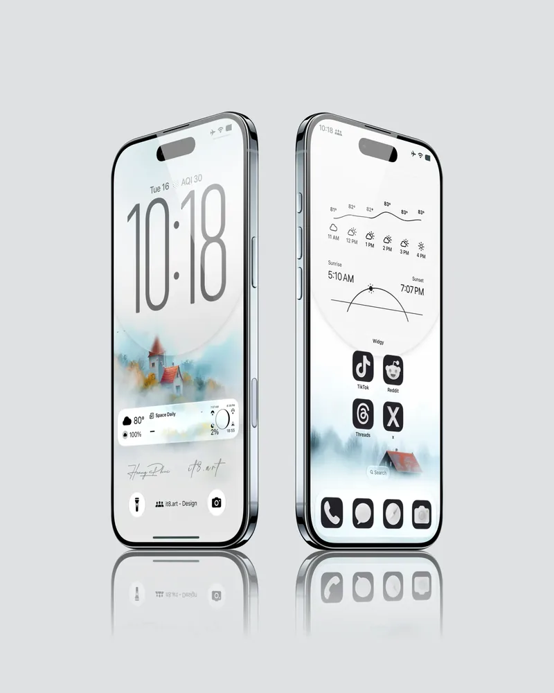 Cozy Cottage iPhone Wallpaper 4K Pack