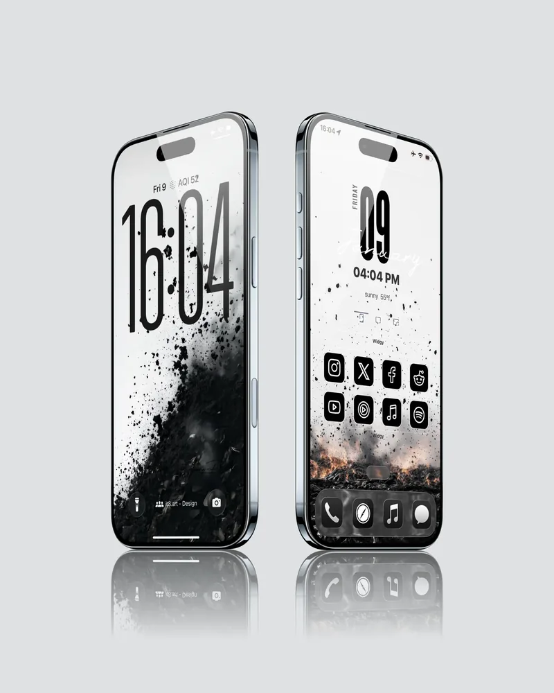 iPhone 16 Pro Max 4K Wallpaper | Volcanic Ash Setup video preview