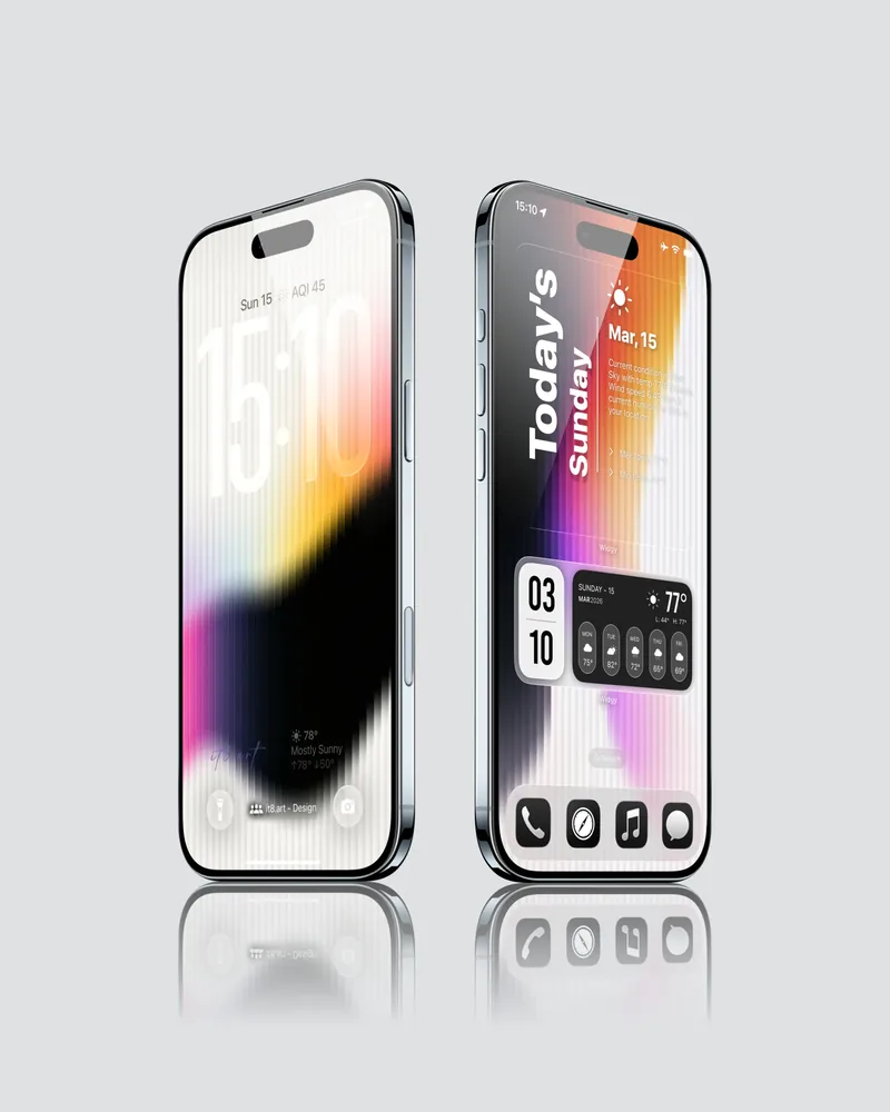 Neon Gradient iPhone Wallpaper 4K Pack
