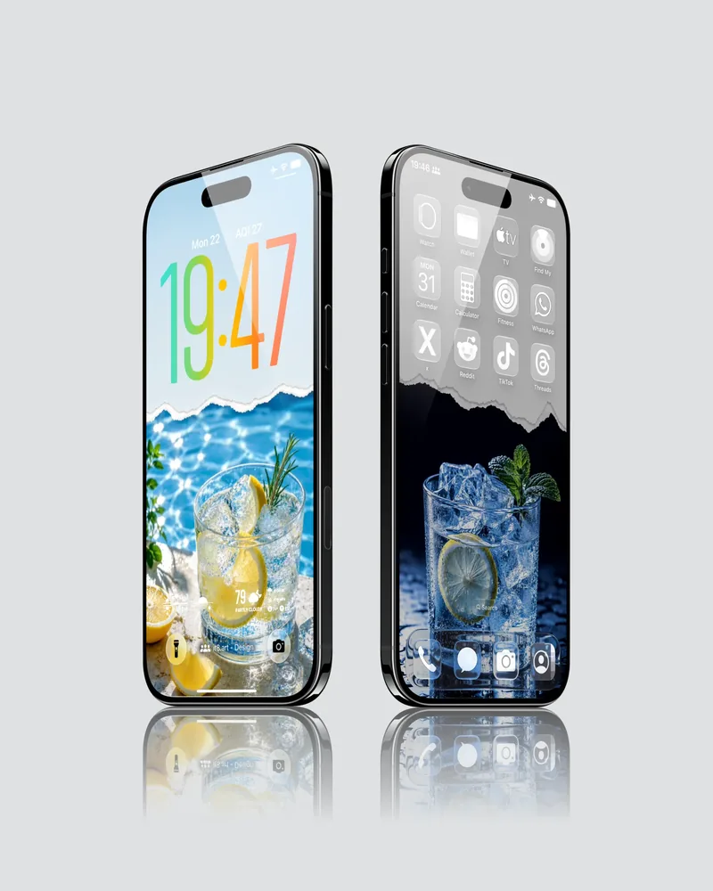 Summer Night iPhone Wallpaper 4K Pack - iOS screen product by it8.art